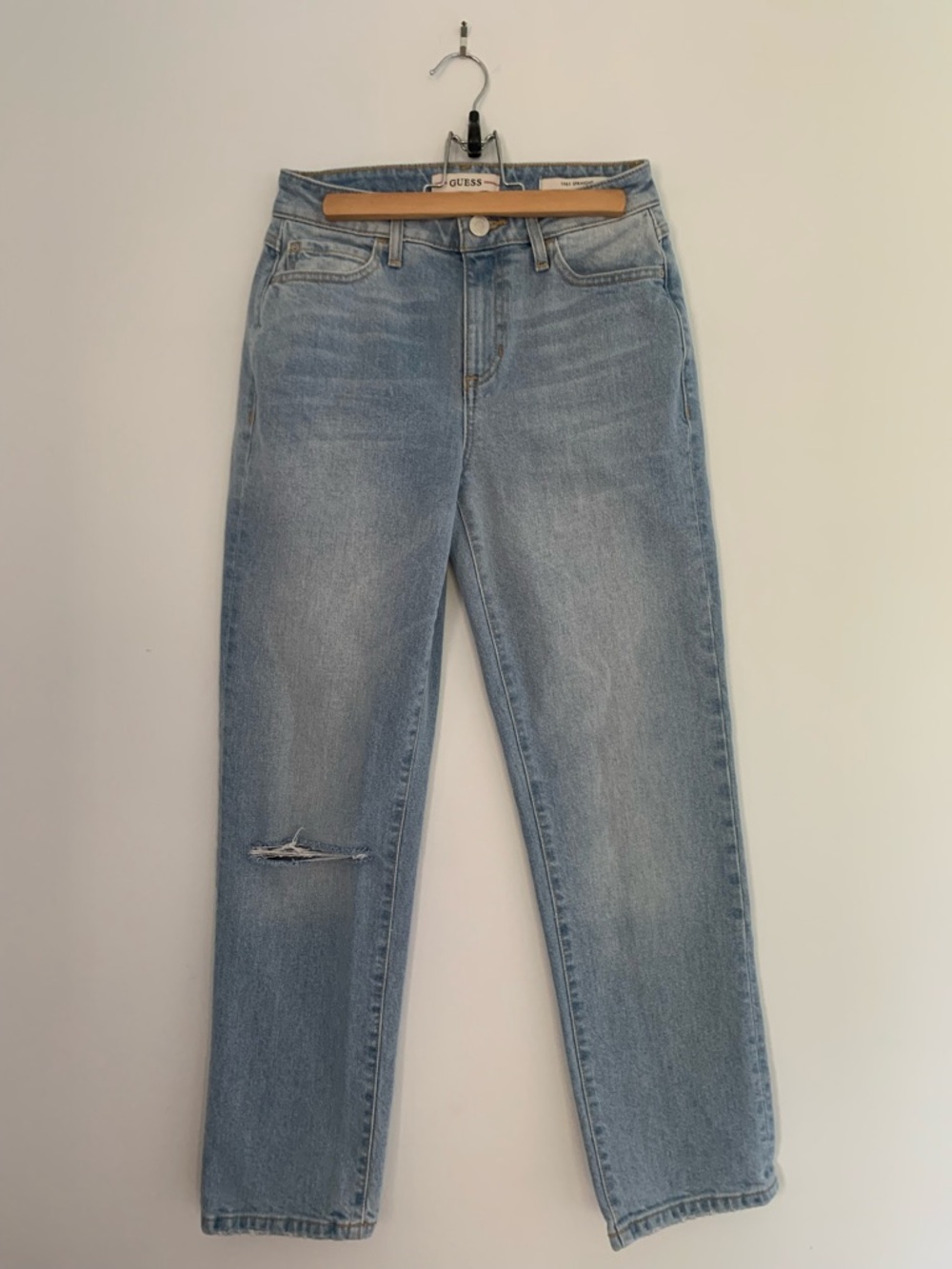 Light Blue Guess 1981 Straight Jeans
